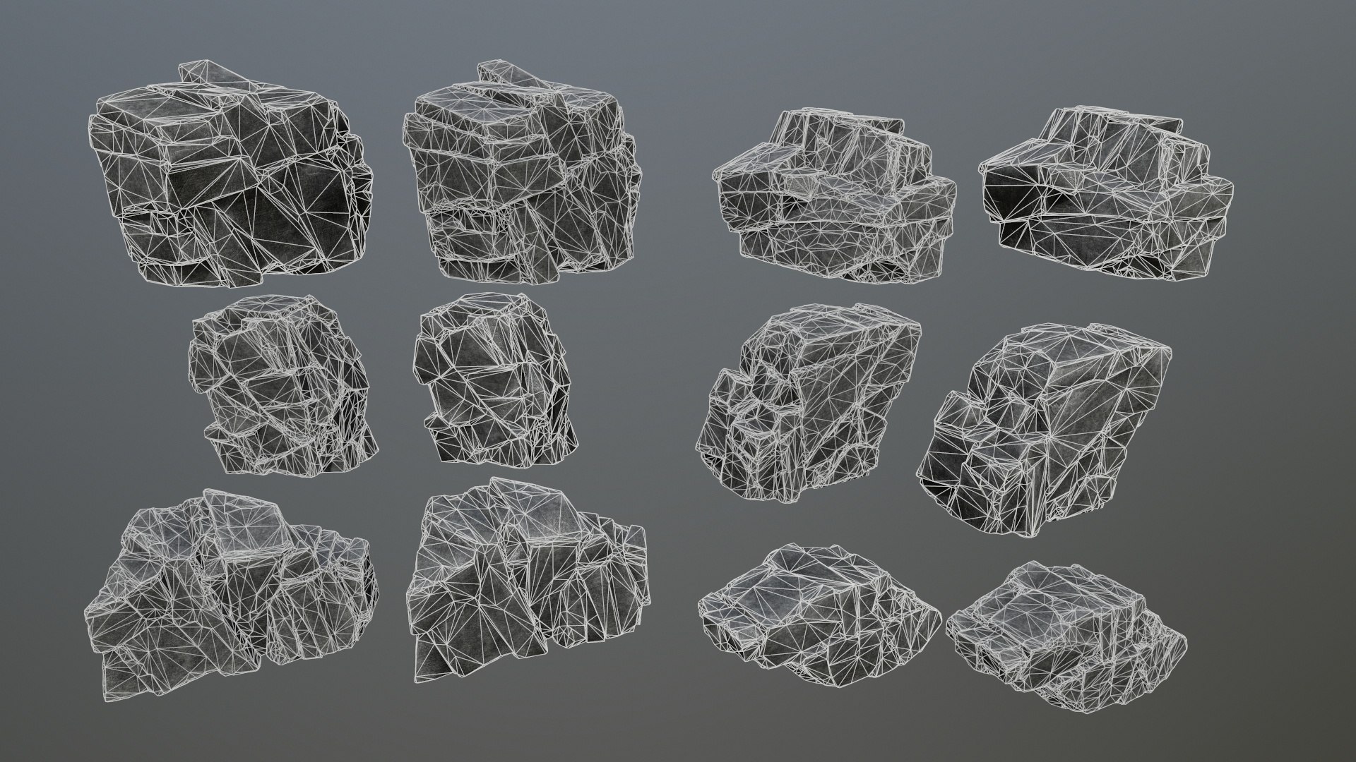 3D Model Rocks - TurboSquid 1889427