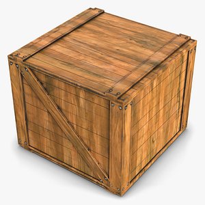 3d 3ds wooden box