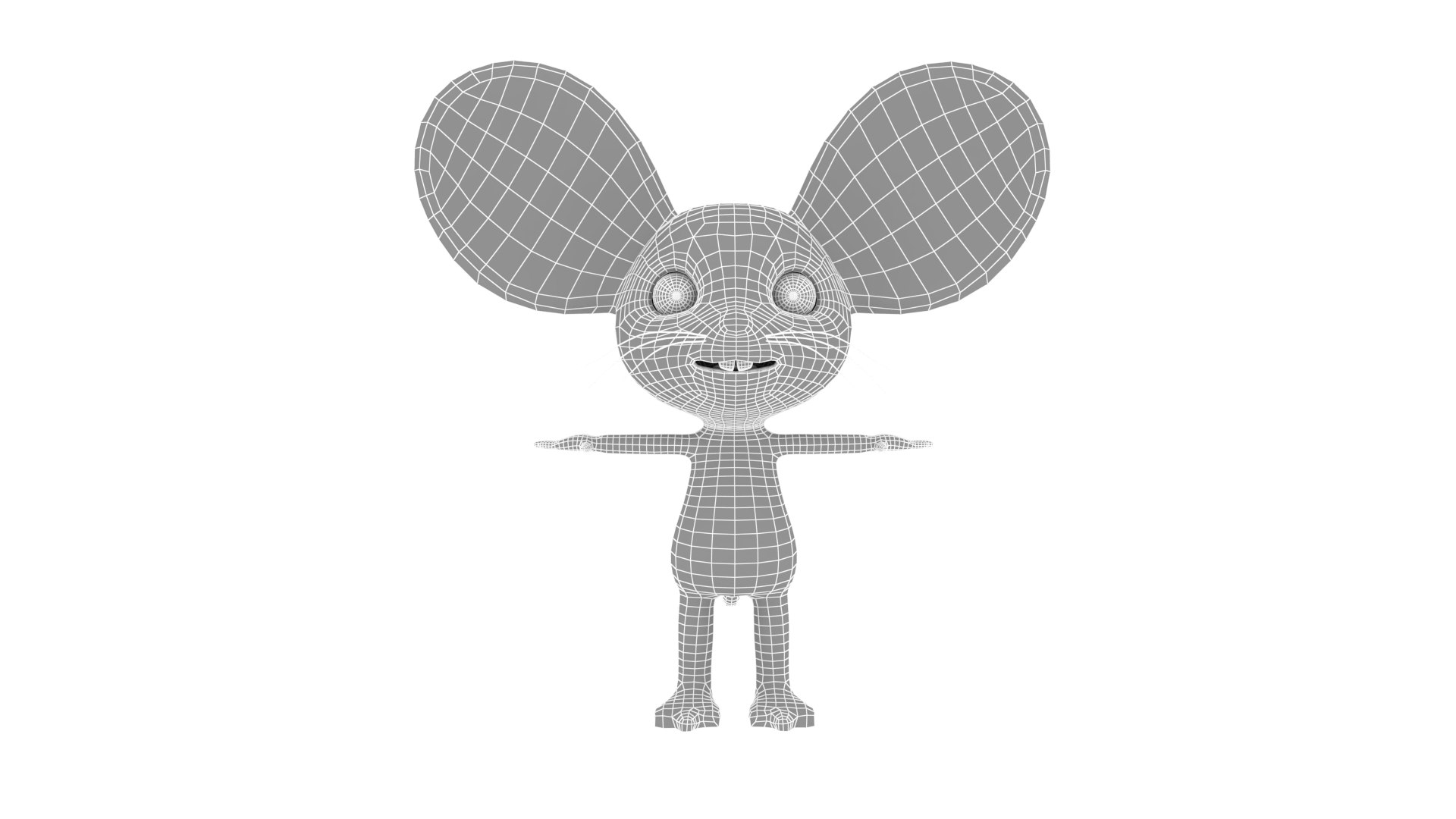 Cartoon Rat Rigged 3D Model - TurboSquid 2068130