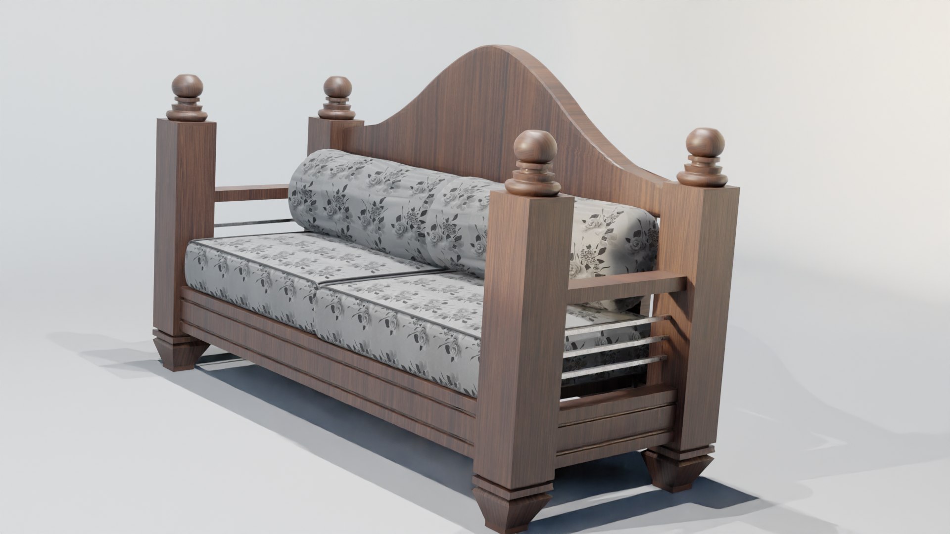 3D Model Camps Bay Durian Wooden Sofa - TurboSquid 2465767