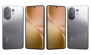 3D Vivo V60 Mist Grey model