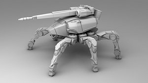 3D robot spider model