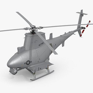 Northrop Grumman MQ-8 Fire Scout Rigged for Cinema 4D