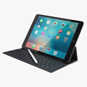Apple iPad Pro 9.7 Space Gray with Smart Keyboard and Pencil