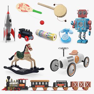 Retro Toys Collection 5 3D model