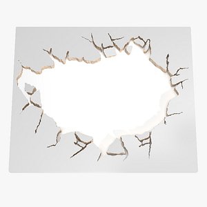 cracked wall model
