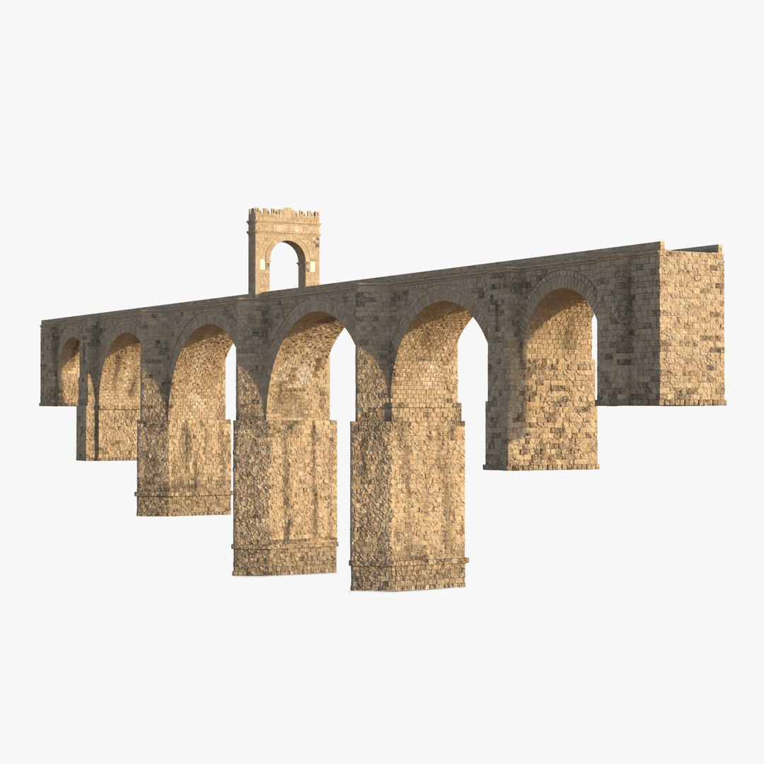 Alcantara Bridge 3D model preview