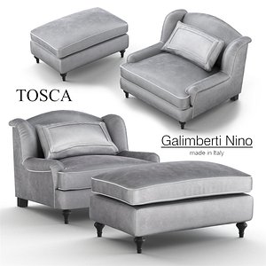 Armchair Galimberti Nino Tosca