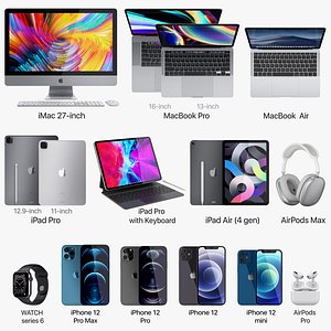 apple electronics 2018 macbook 3D model