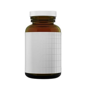 supplement bottle 3d ma
