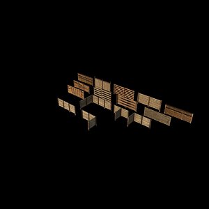 All Fence System 3D model