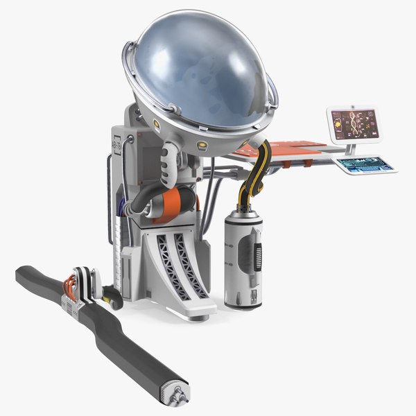 Artificial Womb Concept White Empty 3D model