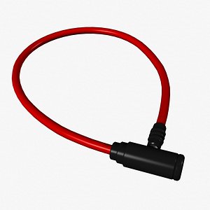 3d model economy bike lock