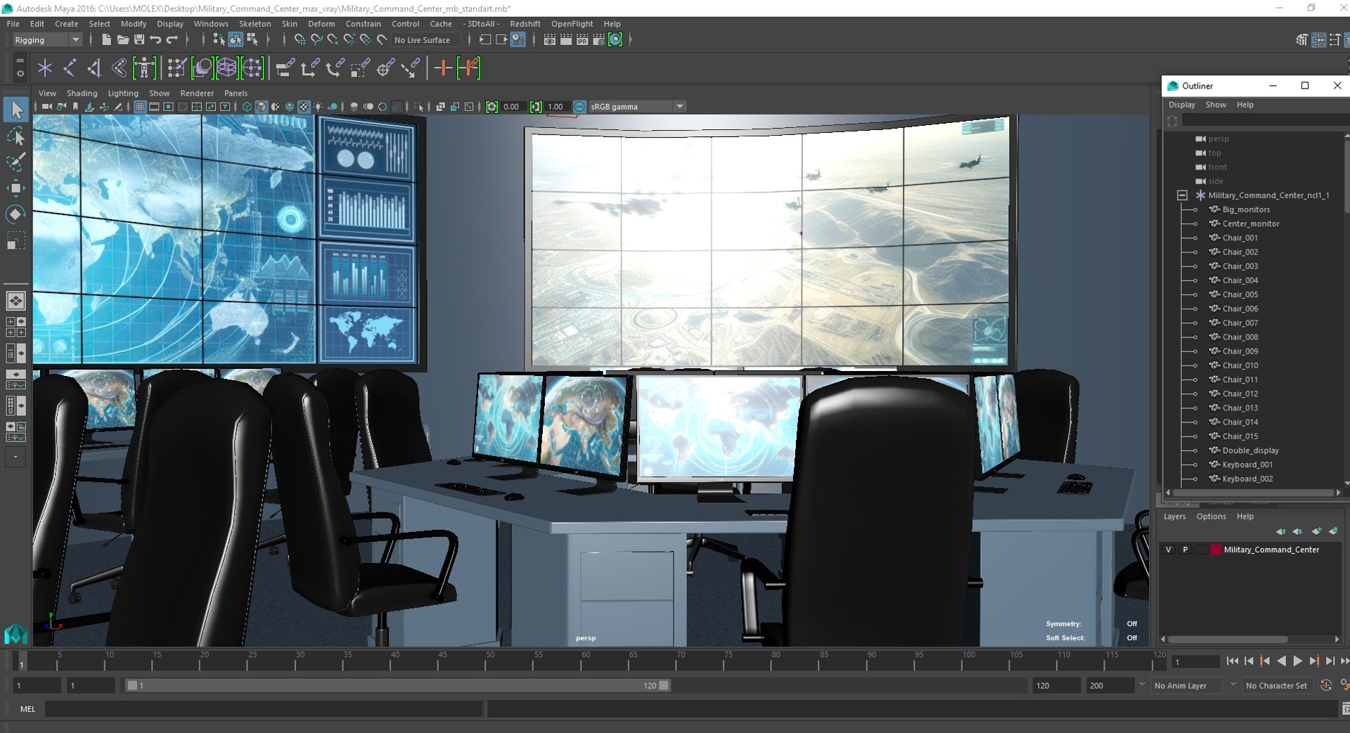 3D Military Command Center - TurboSquid 2267056