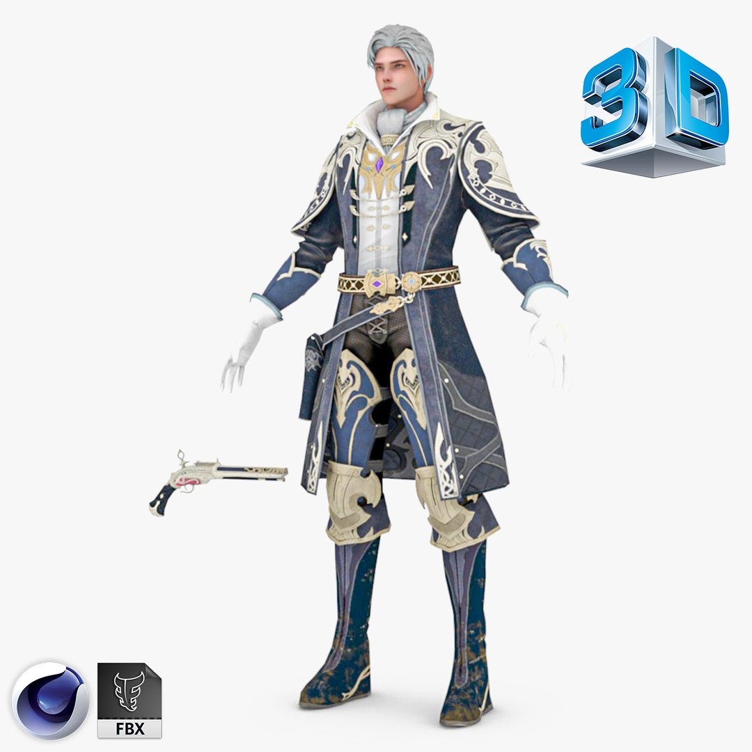 3D Prince Warrior Lord Royal Model Model - TurboSquid 1968903