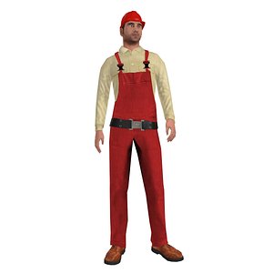 Worker C4 LOD1 Rigged