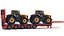 Przyczepa Lowboy z JCB Fastrac 8310