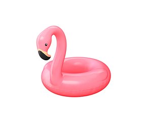swimming ring flamingo model