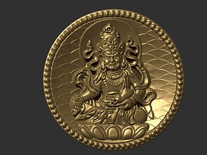 Tibetan Buddha 3D model