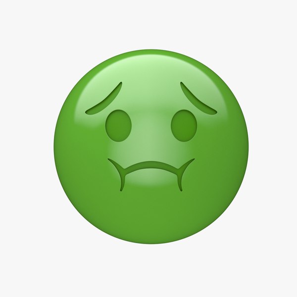 3D Apple Nauseated Face model