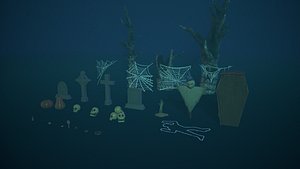 Spooky Pack V3 - Game-Ready 3D Halloween Assets