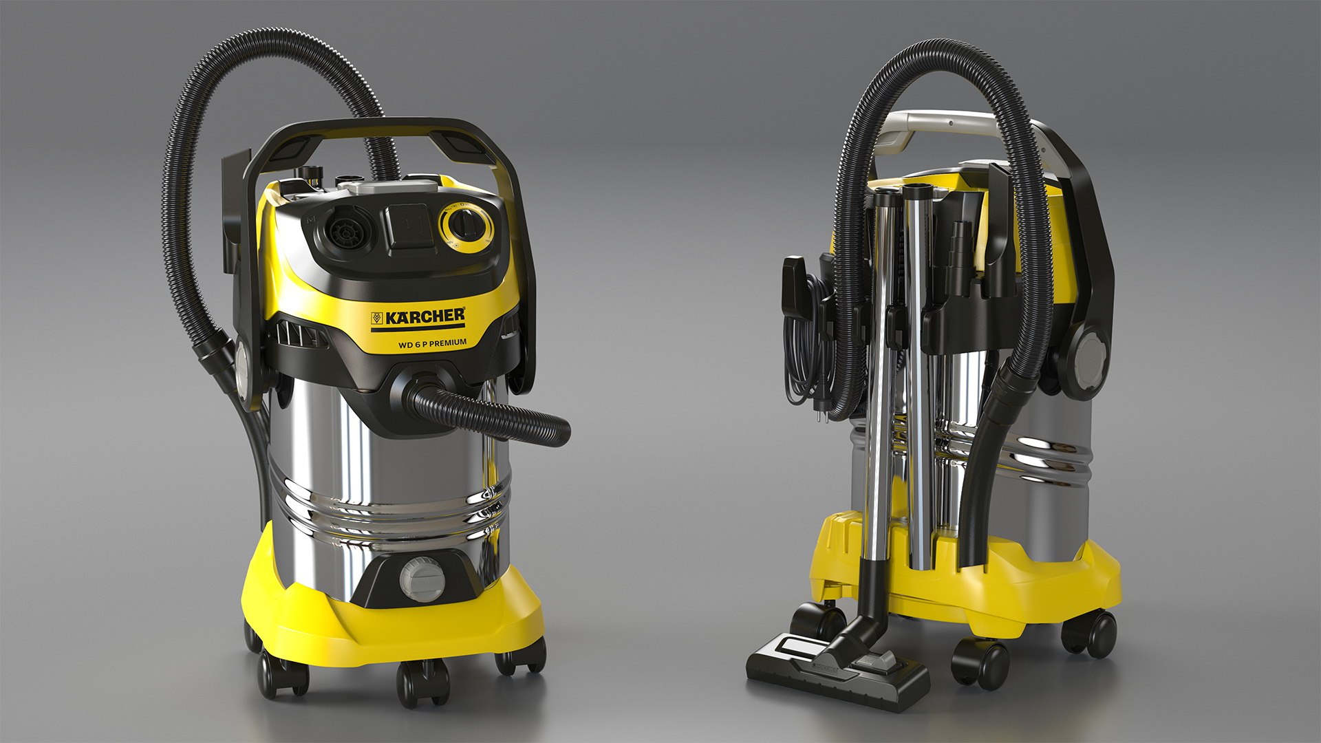 Karcher wd6 multi-purpose vacuum cleaner 3D - TurboSquid 1469291