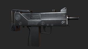 3d model ingram gun