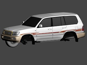 Toyota Land Cruiser J100 GXR 2004 high quality with engine