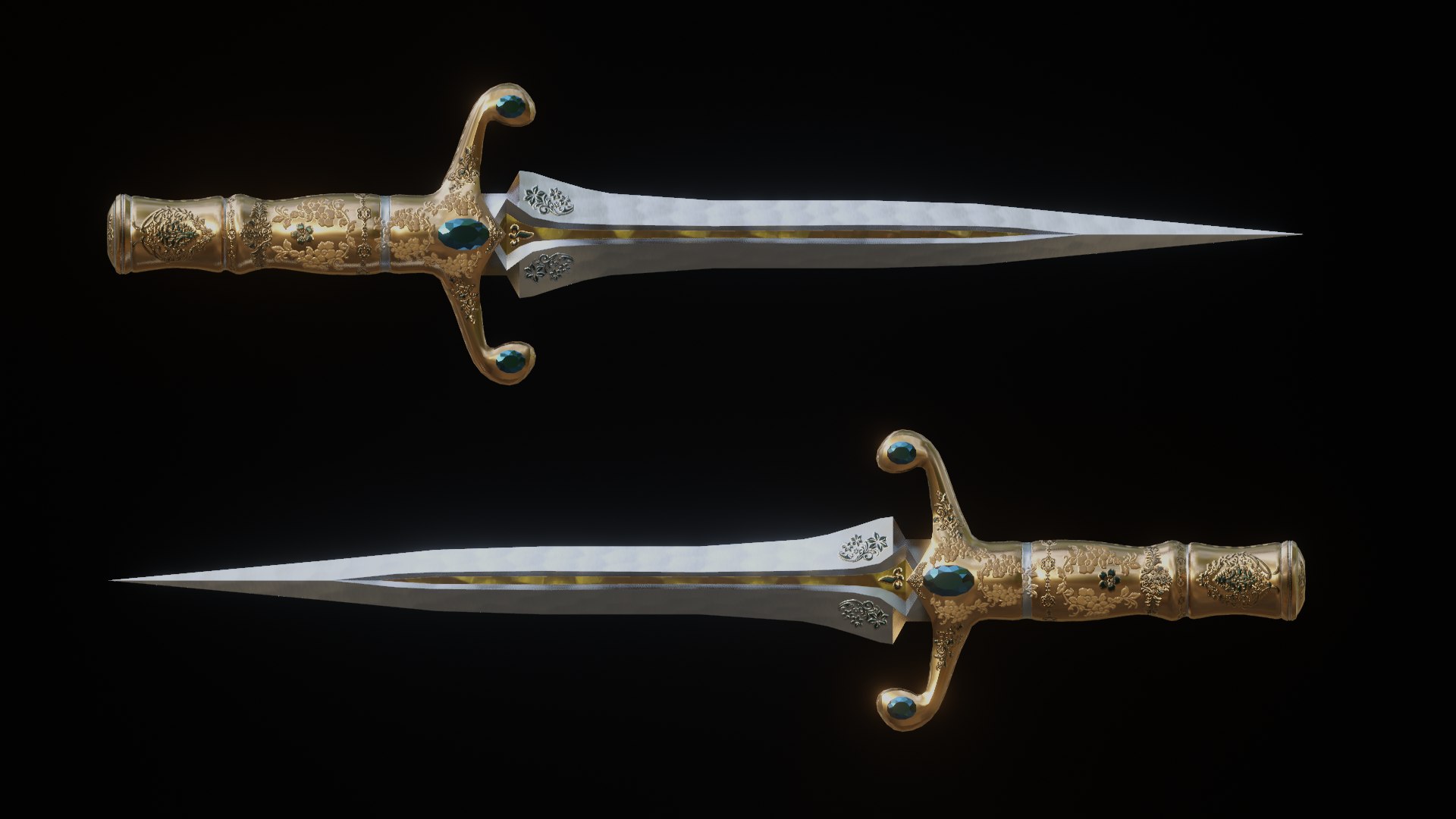 Stylized Dagger model - TurboSquid 1973303