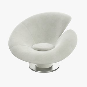 3D Papasan Chair model