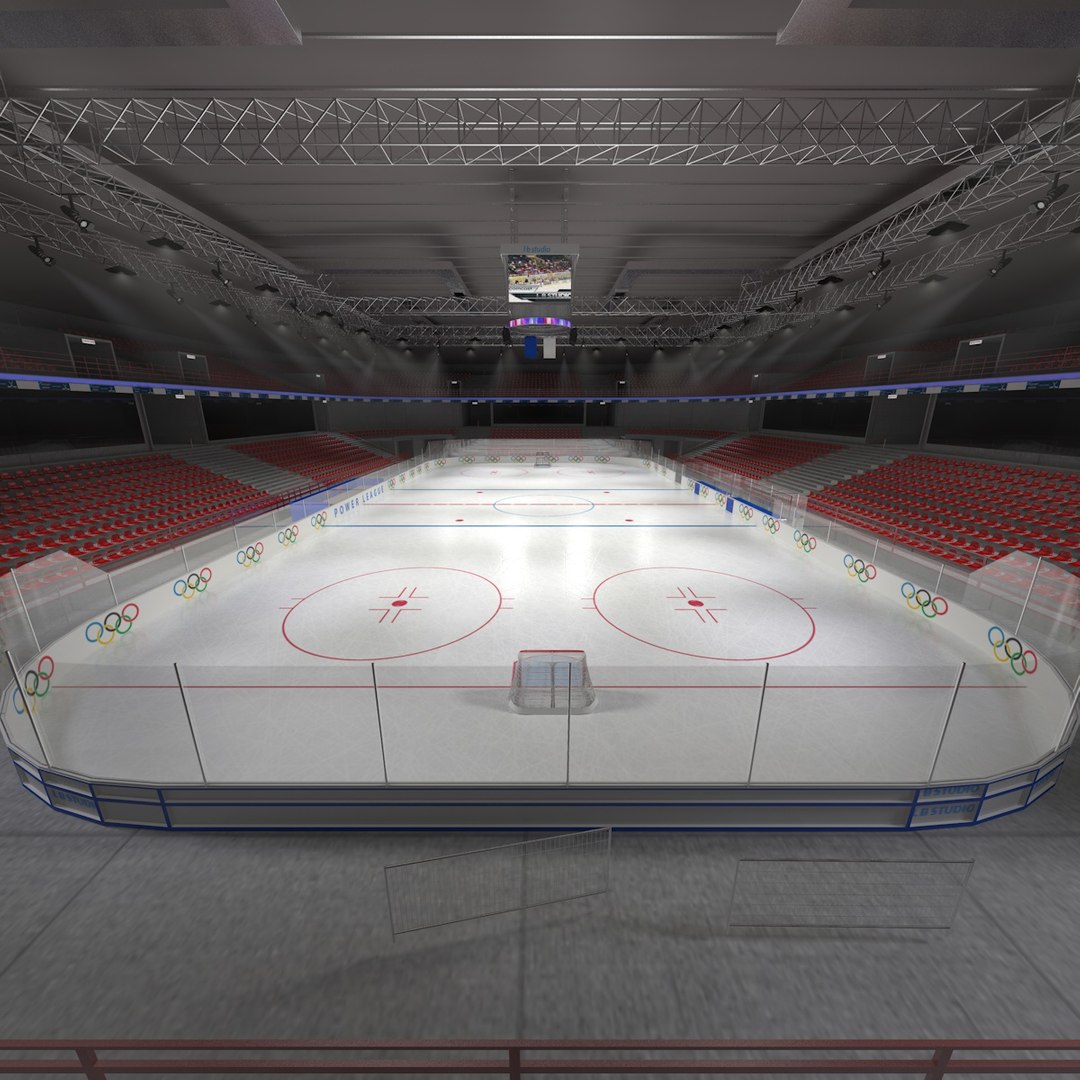 3D Hockey Rink Model - TurboSquid 1270917