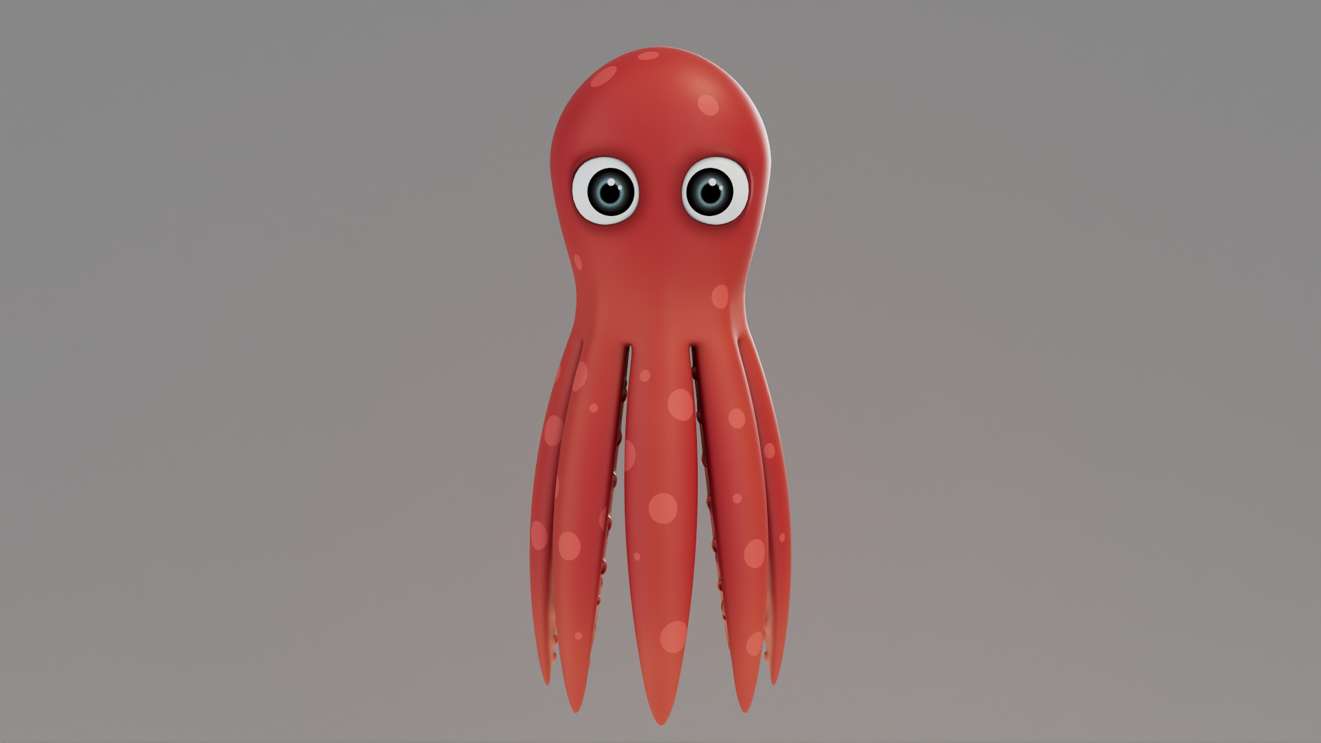 3D Model Rigged Cartoon Octopus - TurboSquid 2236196
