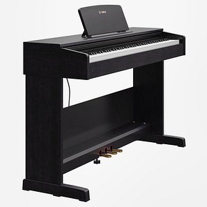 piano music instruments 3D model