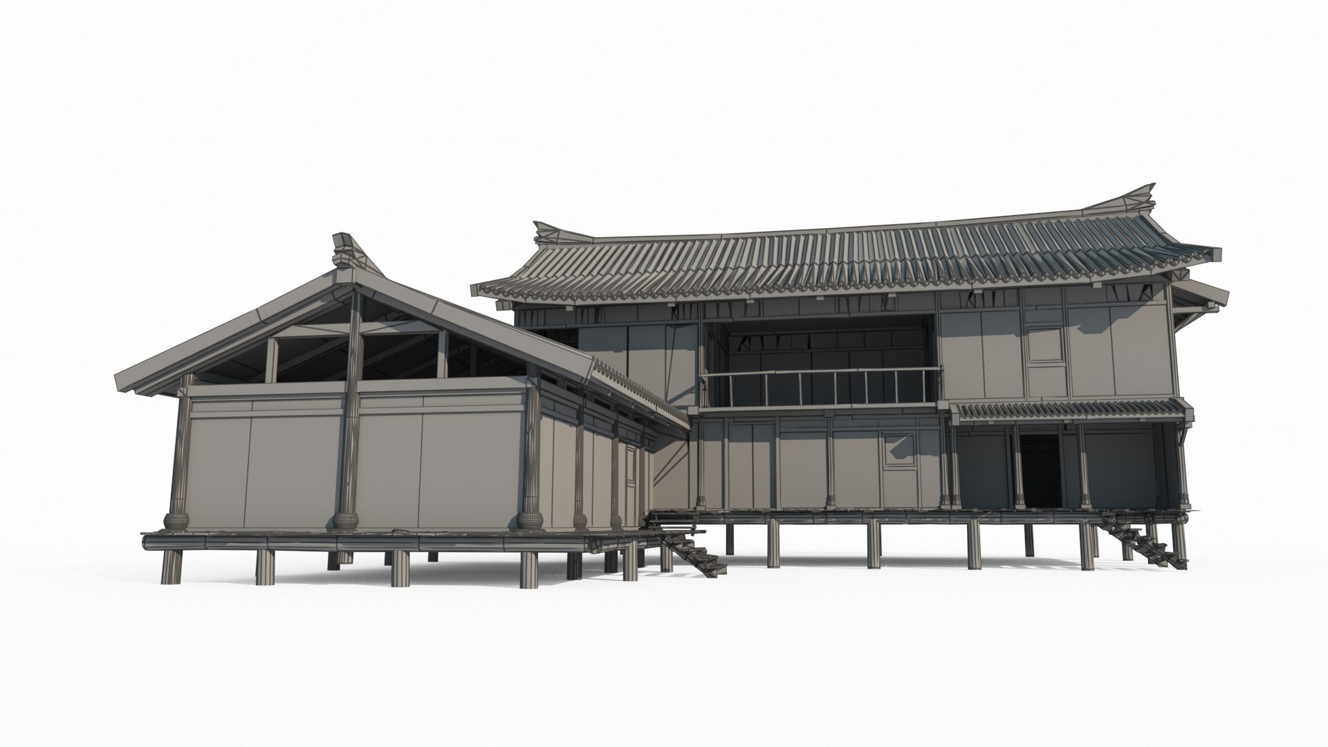 3D Tile roofed houses in ancient Asian architecture model https://p.turbosquid.com/ts-thumb/cz/H9Ww7D/Er/6/jpg/1749378021/1920x1080/fit_q87/f1ca2c8221c6d21d5d6a74fe7d8a8a8835913d51/6.jpg