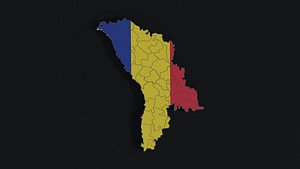 Political Map of Moldova