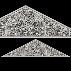 3 coal panel with flowers