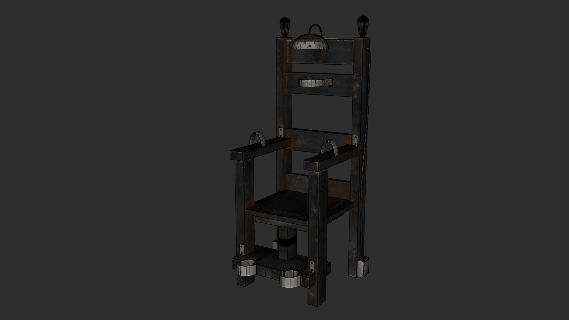 Electric Chair - Punishment low-poly 3d model 3D https://p.turbosquid.com/ts-thumb/cz/NljWE4/mX/uv/png/1781430190/1920x1080/fit_q87/0509bcdc6940aa4b71e461fd5cfc89d4ae5f20b6/uv.jpg