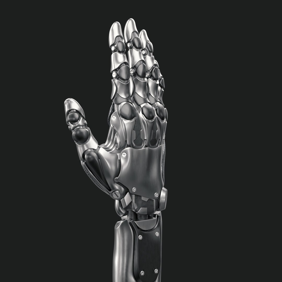 Cybernetic Robotic Hand - 3d Model - Turbosquid 1435577