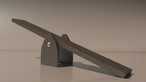 seesaw 3D model