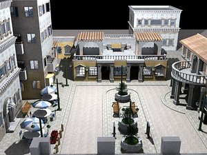free building 3d model