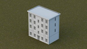 3D Modern residential building