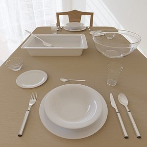 home tableware plate 3D model
