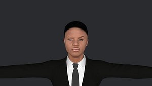 Kadarius Toney Hyper Realistic Full Body Fully Rigged 3D Character 3D model