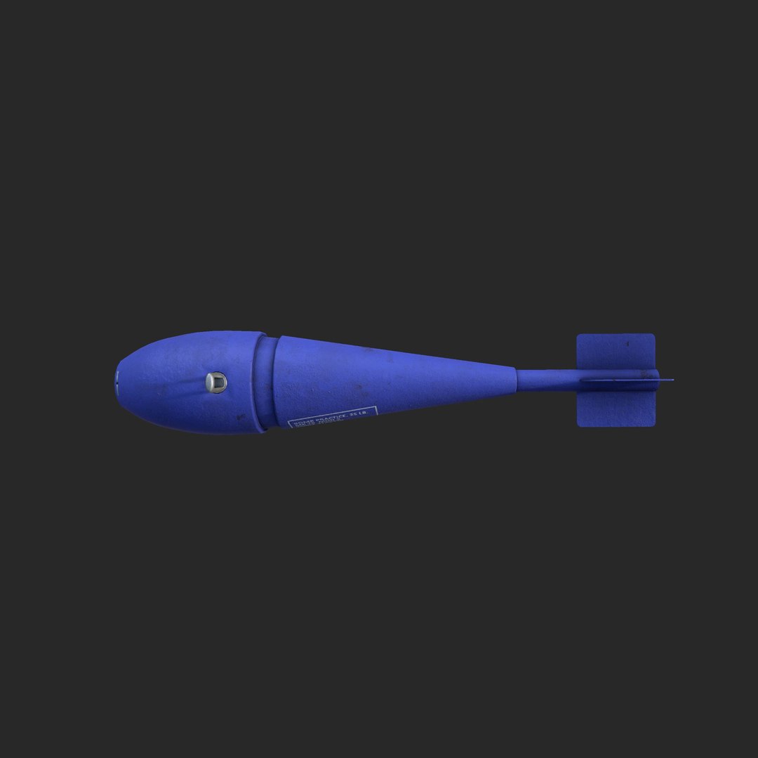 3D Model Mk 76 Practice Bomb - TurboSquid 1447266