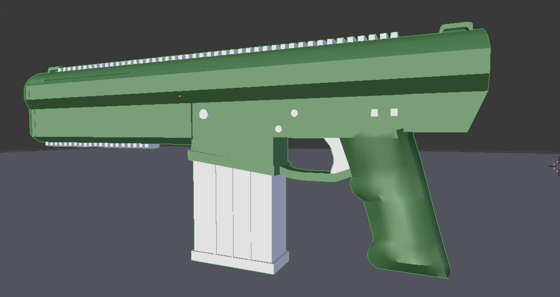 45 Caliber Compact Assault Rifle 3d Model