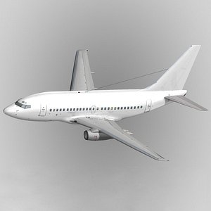 lightwave b737-100 generic white