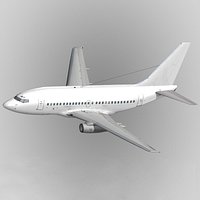 Boeing 737-100 Generic white