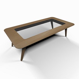 Wooden smoking table