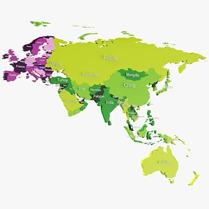Asia And Europe Continent