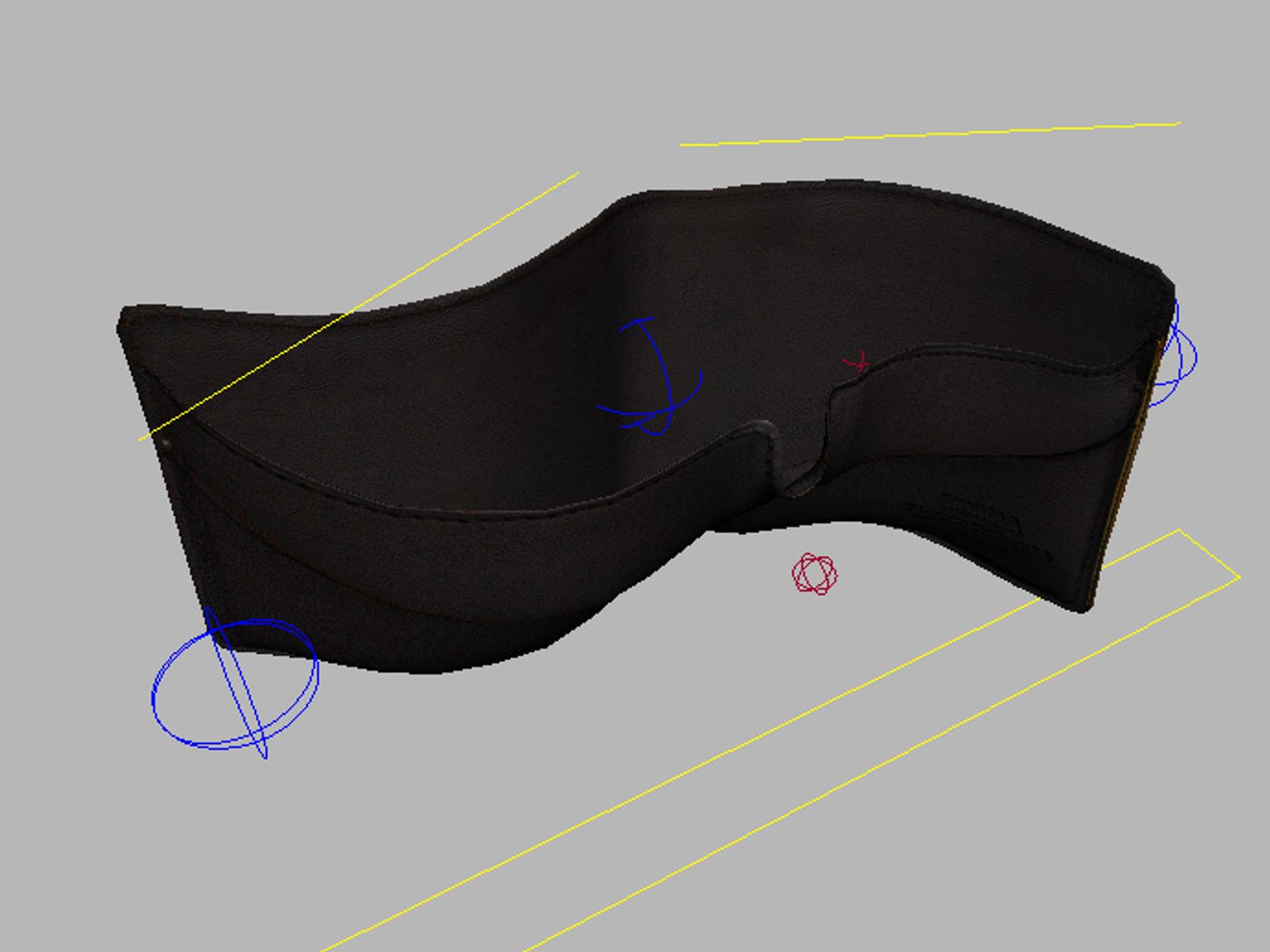 3d Rigged Wallet Model